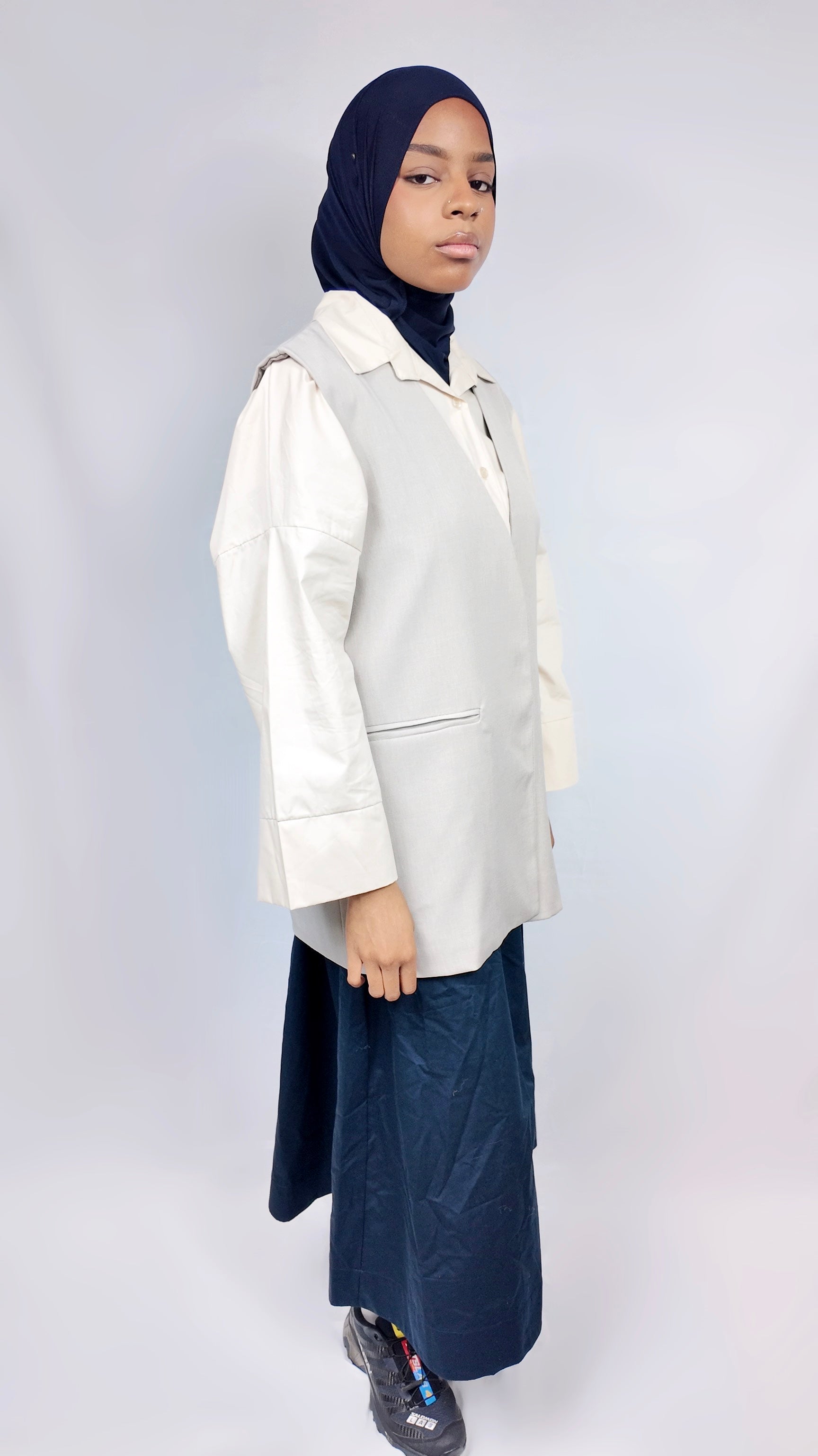 BLAZER SANS MANCHE OVERSIZE NARYMEL