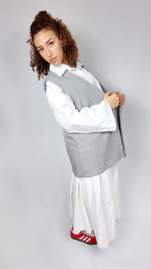 BLAZER SANS MANCHE OVERSIZE NARYMEL