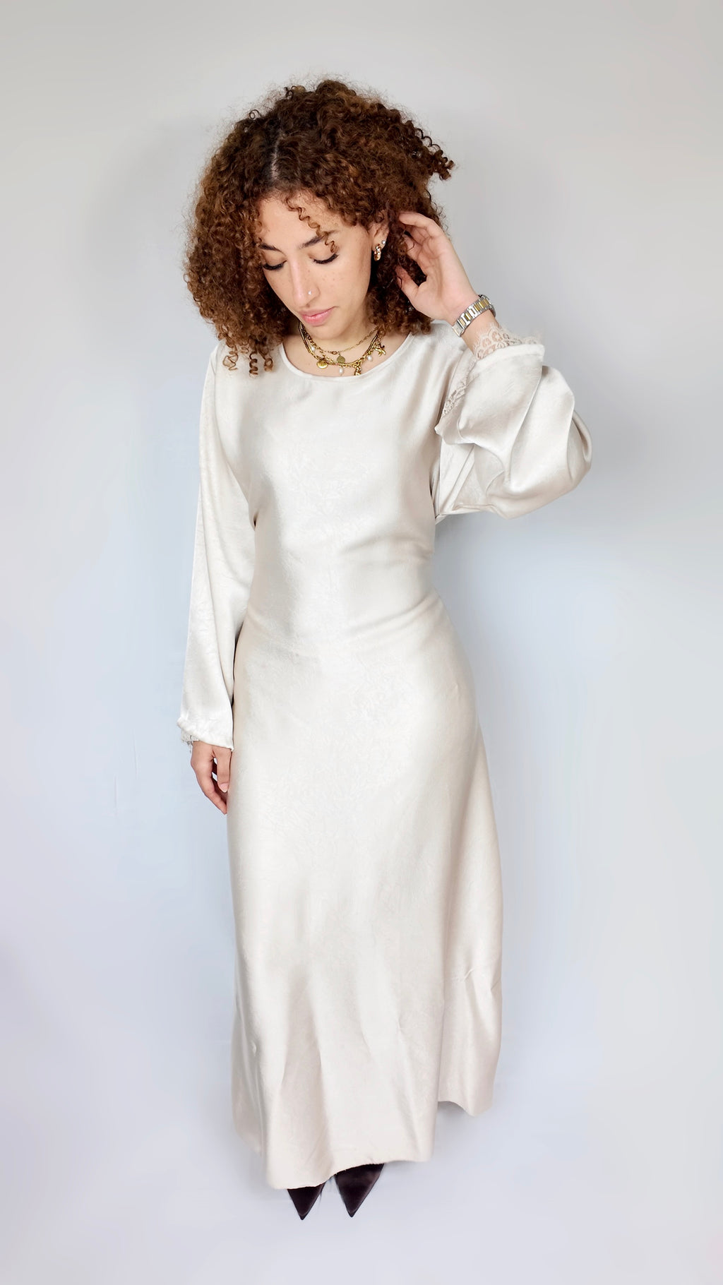 ROBE MELYA MANCHE DENTELLE