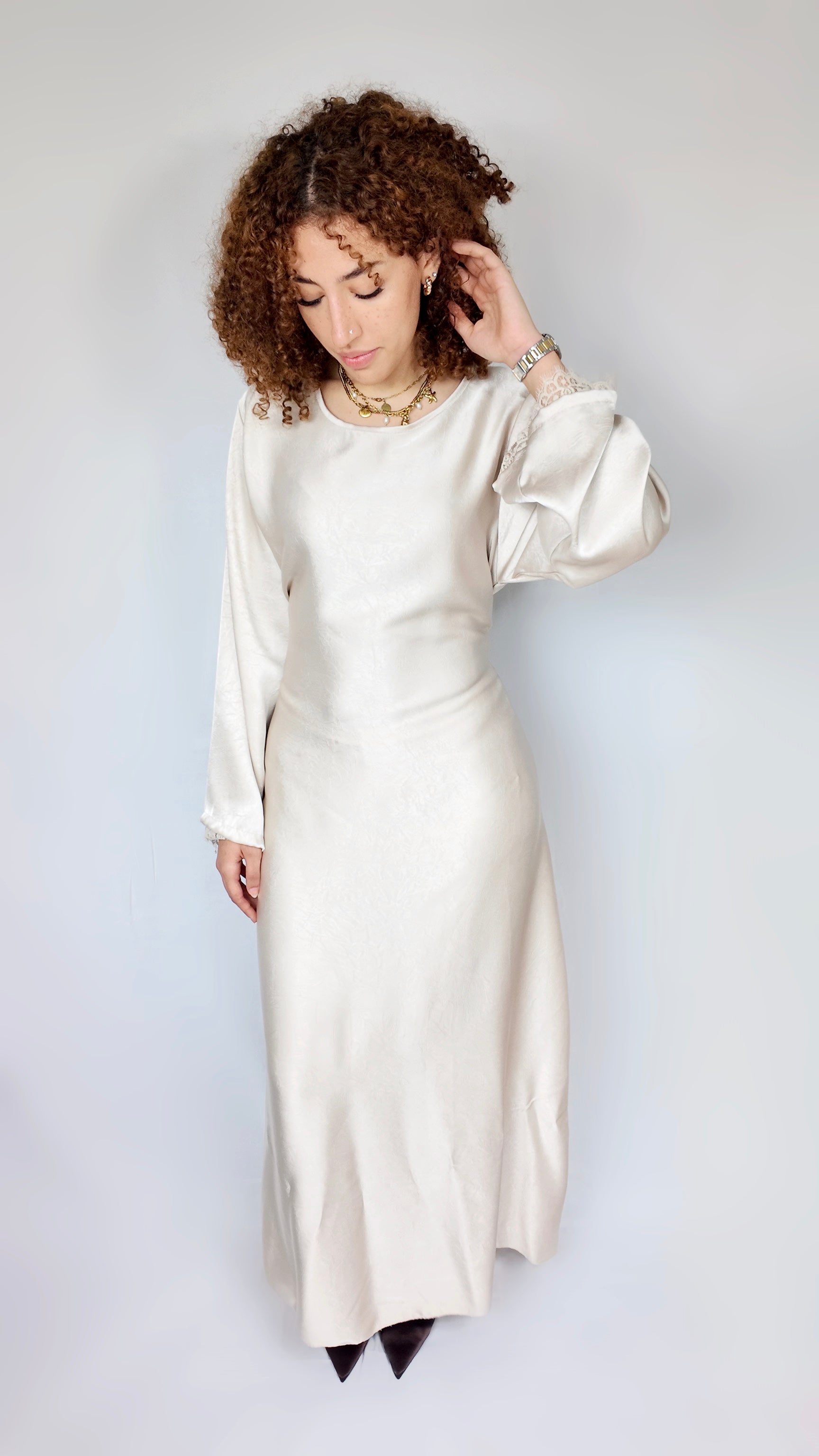 ROBE MELYA MANCHE DENTELLE