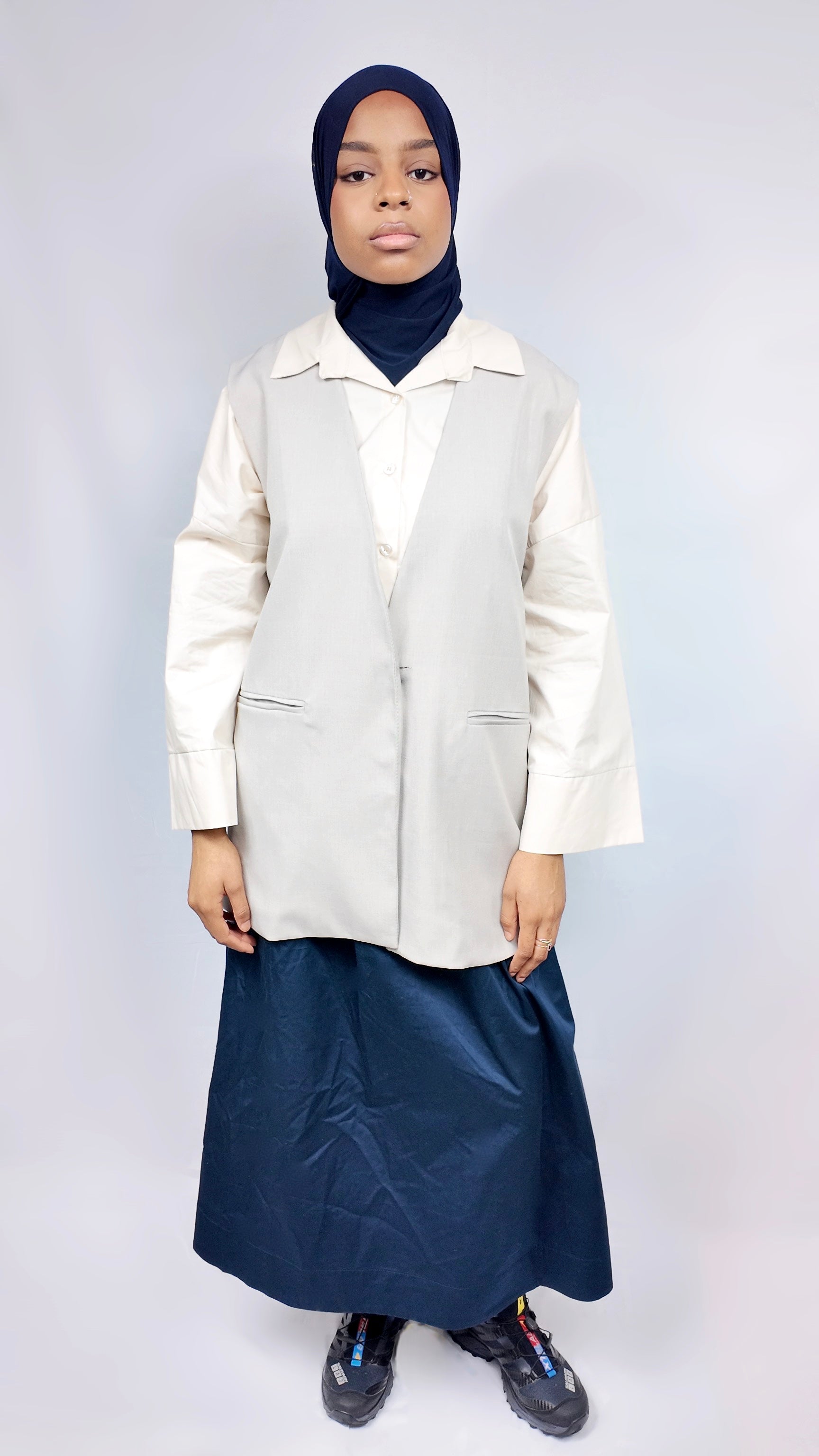 BLAZER SANS MANCHE OVERSIZE NARYMEL